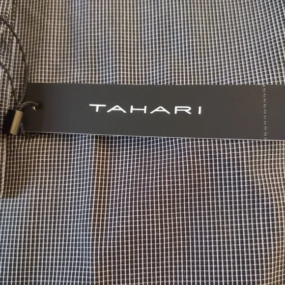 TAHARI SLIM FIT STRETCH NON-IRON MEN LONG SLEEVE DRESS SHIRT - 14-14.5 (32/33) - Picture 8 of 8